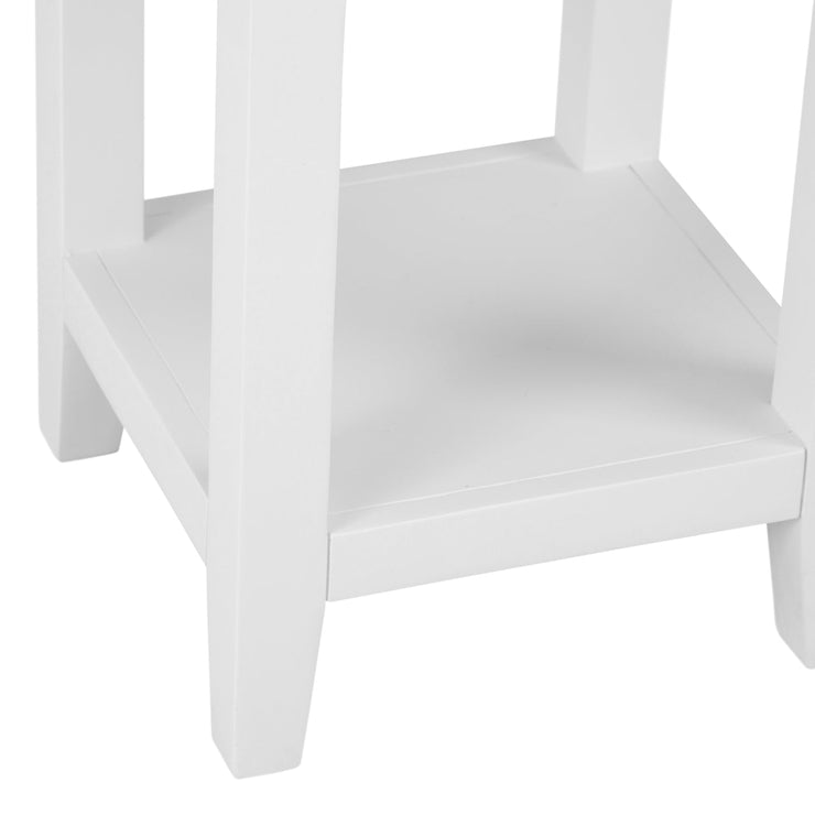 Earlston Lamp Table - White