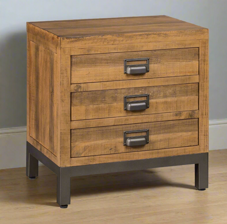 Bilbao 3 Drawer Bedside