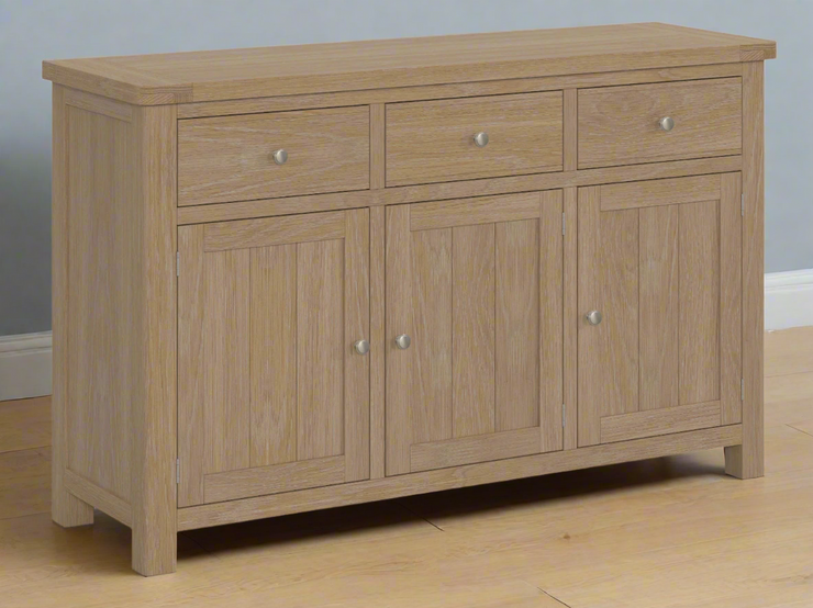 Cambridge Oak 3 Door Sideboard