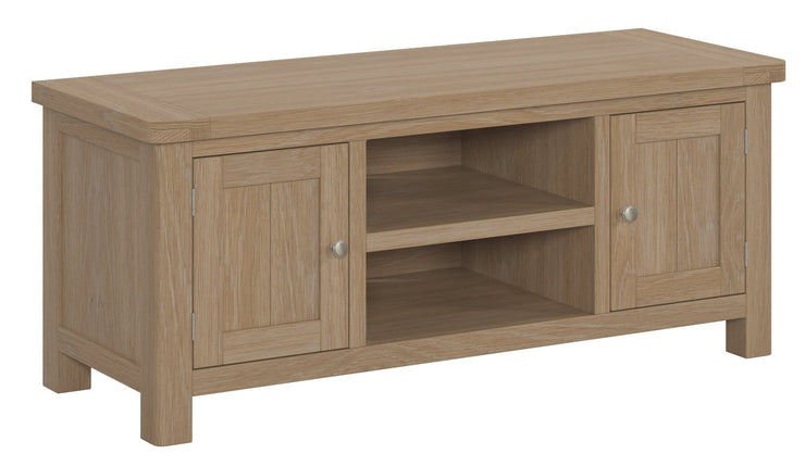 Cambridge Oak Large TV Unit