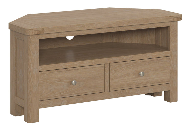 Cambridge Oak Corner TV Unit