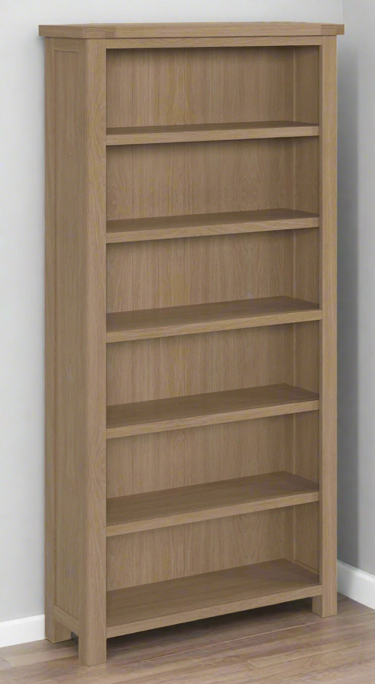 Cambridge Oak 6ft Bookcase
