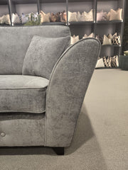 Cosmo 2 & 3 Seater Sofa Set - Silver