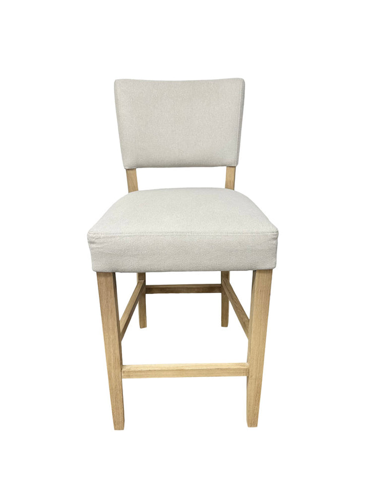 Cottage Fabric Bar Stool - Natural