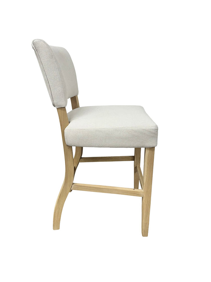 Cottage Fabric Bar Stool - Natural