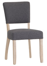 Cottage Fabric Dining Chair - Grey