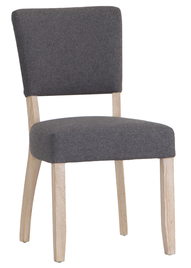 Cottage Fabric Dining Chair - Grey