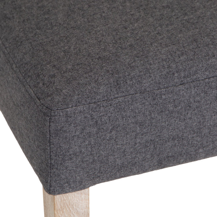 Cottage Fabric Dining Chair - Grey