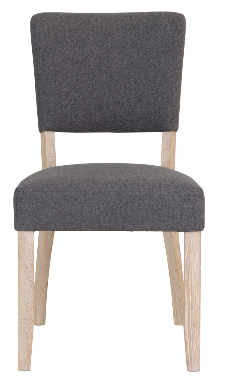 Cottage Fabric Dining Chair - Grey