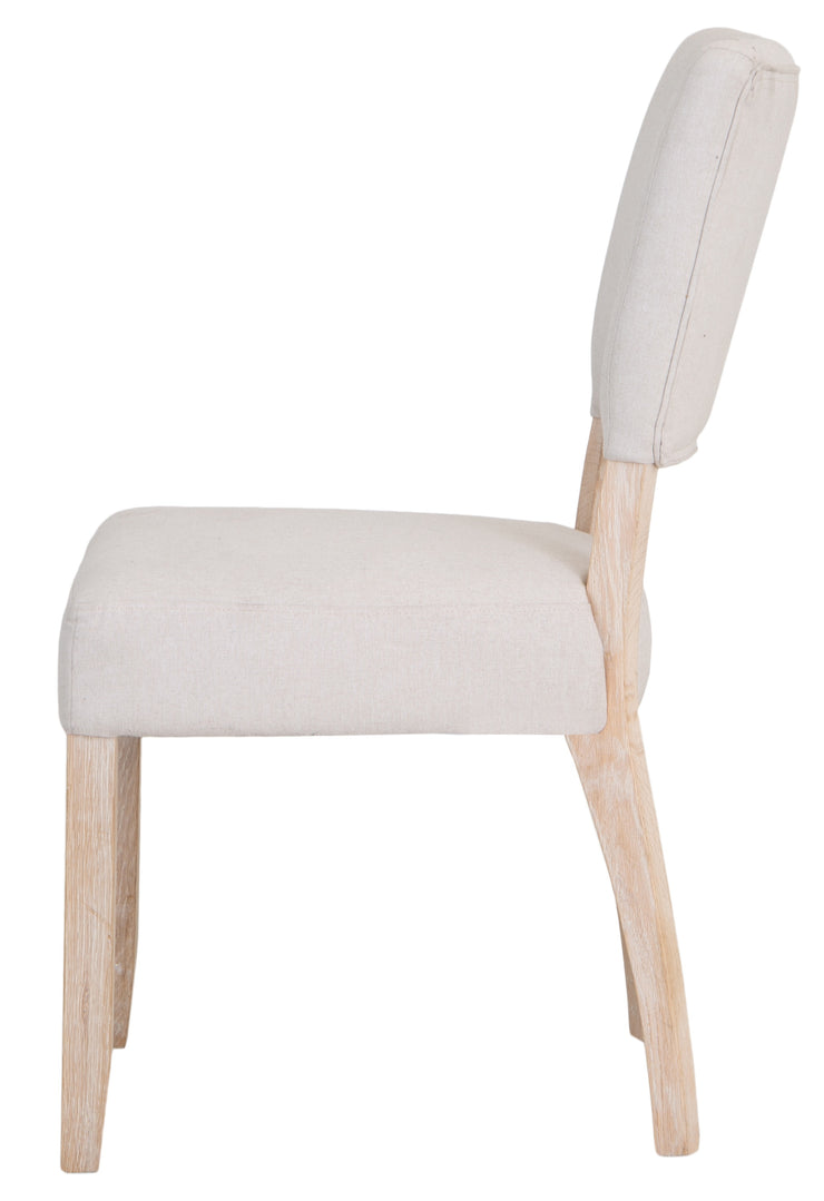 Cottage Fabric Dining Chair - Natural