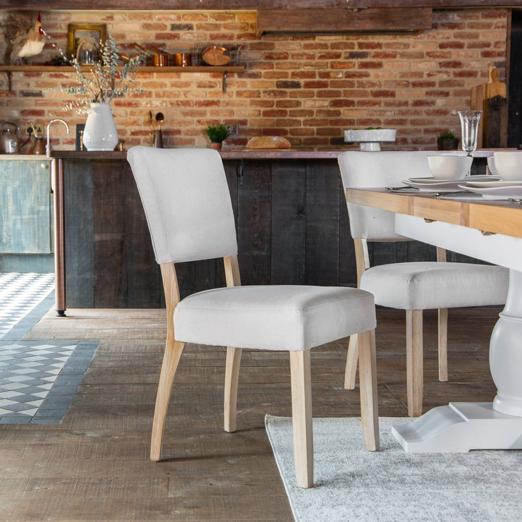 Cottage Fabric Dining Chair - Natural