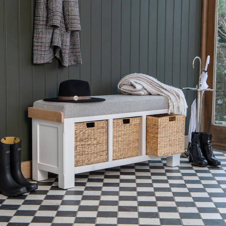 Cottage Large Hall Bench