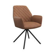 Evalina Swivel Dining Armchair