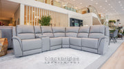 Juno Leather Corner Group Sofa