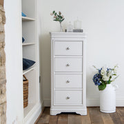 Savoy 4 Drawer Narrow Chest