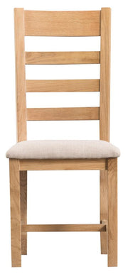 Tucson Ladder Back Chair Fabric Seat