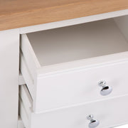 Earlston Large Bedside Cabinet - White
