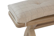 Hatton 2m Bench Cushion Only – Natural Check