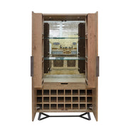 Chevron Wine Cabinet