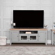 Earlston Large TV Unit - Grey