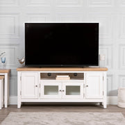Earlston Large TV Unit - White