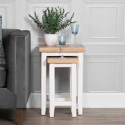 Earlston Nest Of 2 Tables - White