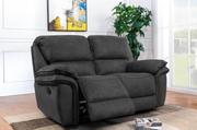 Preston 2 Seater Recliner Sofa Grey