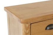 Hampton Oak 2 Drawer 4 Basket Unit