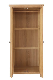 Hampton Oak 2 Door Full Hanging Wardrobe