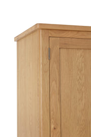 Hampton Oak 2 Door Full Hanging Wardrobe