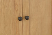 Hampton Oak 2 Door Full Hanging Wardrobe