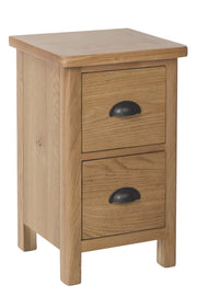 Hampton Oak Small Bedside Cabinet