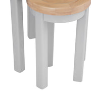 Earlston Round Nest Of 2 Tables - Grey