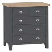 Hampstead Charcoal 2 Over 3 Chest Of Drawers - Various Sizes