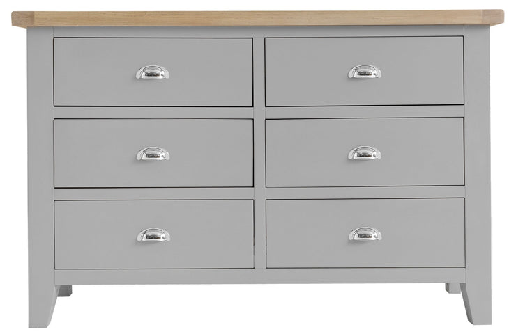 Hampstead Grey 6 Drawer Chest of Drawers