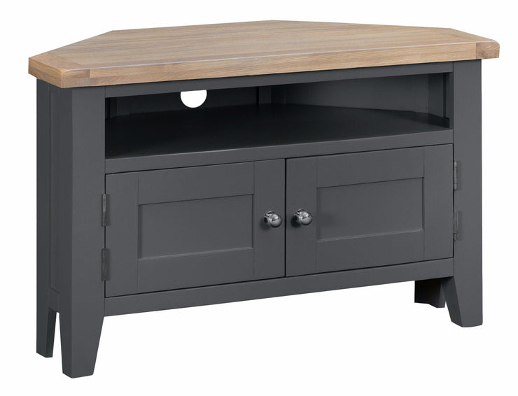 Hampstead Charcoal Corner TV Cabinet