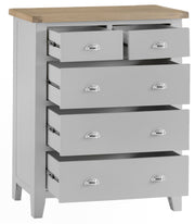 Hampstead Grey 2 over 3 Chest of Drawers - Various Sizes