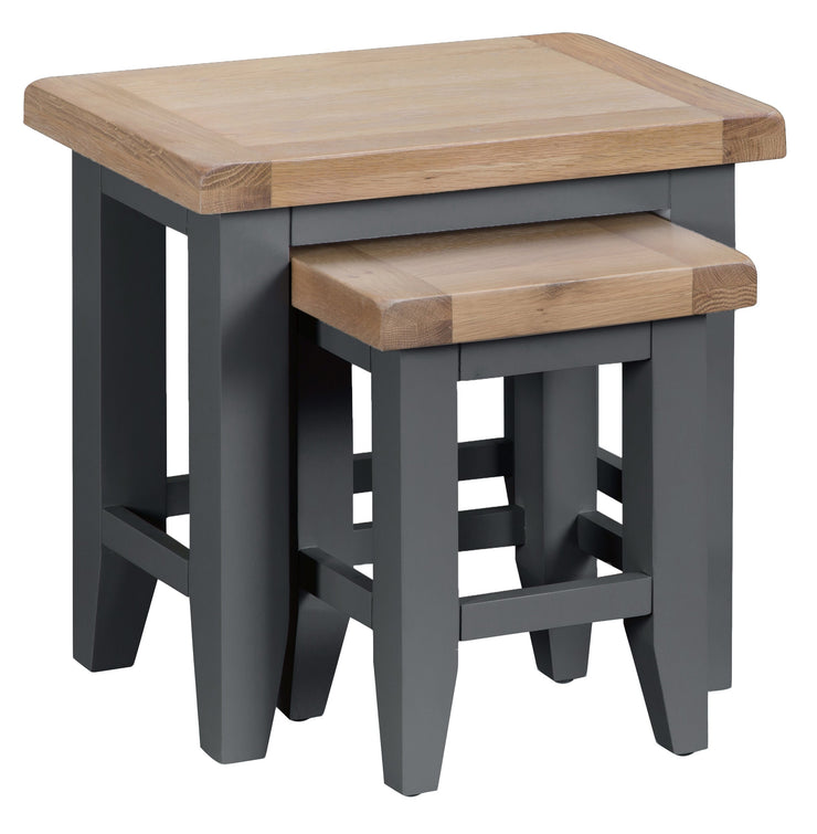 Hampstead Charcoal Nest Of 2 Tables