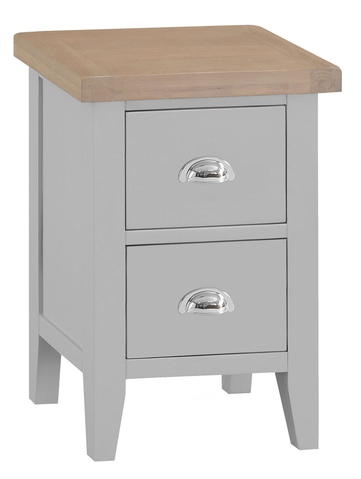 Hampstead Grey Small Bedside Table