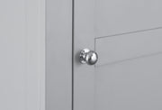 Hampstead Grey Single Wardrobe