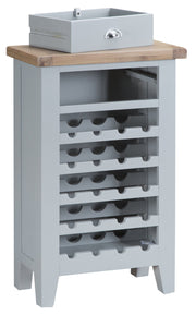 Hampstead Grey Wine Cabinet