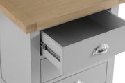 Hampstead Grey Extra Large Bedside Table